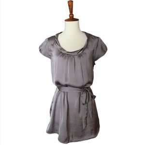 Motherhood‎ Maternity Satin Tunic Top Size Small Grey